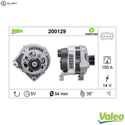 ALTERNATOR 200129 FOR LAND ROVER RANGE/III/SUV/Mk OPEL BMW 3/E46/Compact/5/E9 - Image 1 of 4
