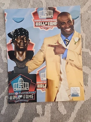 Photo File NFL Deion Sanders HOF 8x10 Photo - Image 1 of 2