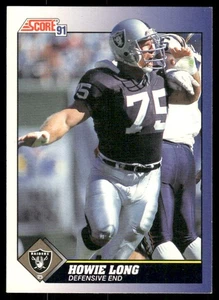 1991 Score #75 Howie Long Los Angeles Raiders Football Card - Picture 1 of 2