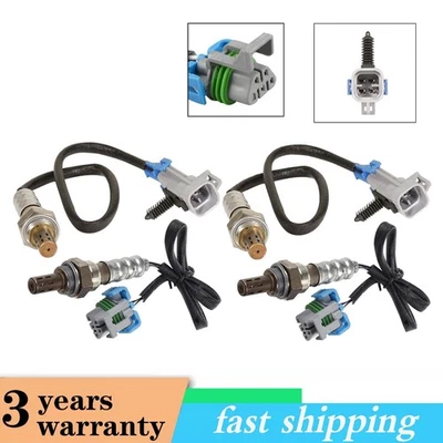 Set 4 Oxygen Sensors Up+Downstream For 2007 2008 GMC Acadia Saturn Outlook 3.6L  - Image 1 of 4