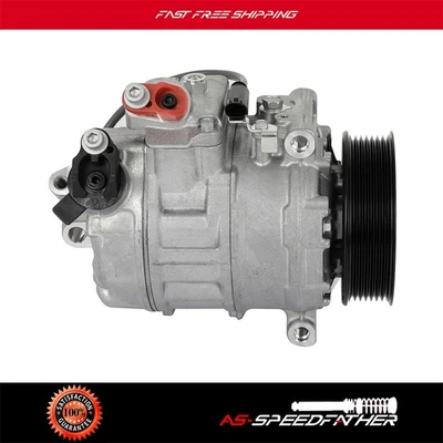 AC Compressor with Clutch 7 Pulleys For BMW 335i xDrive 3.0L 2009-2013 - Image 1 of 4