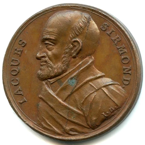 médaille cuivre par Jean Dassier , Jacques Sirmond n°1610 - Foto 1 di 2