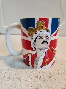 British Flag Freddie Murcury Queen Mug - Picture 1 of 8