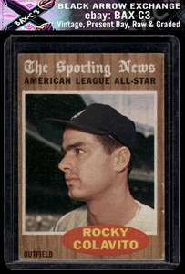 1962 Topps #472 Rocky Colavito - Bild 1 von 2