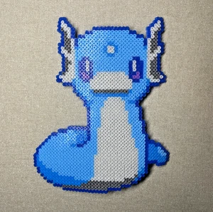 Dratini Pokemon Perler Beads Artwork Details in description - Picture 1 of 9