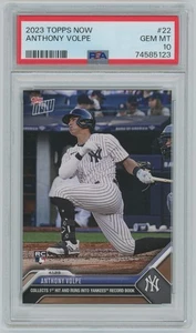 ANTHONY VOLPE (PSA 10) 2023 Topps Now MLB Rookie RC Card # 22 -123 - Picture 1 of 2