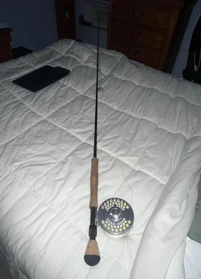 G. Loomis GLX FR10812 9’ 12wt Fly Rod + Carrete Orvis Access Mid Arbor V - COMO NUEVO Foto 1 de 4