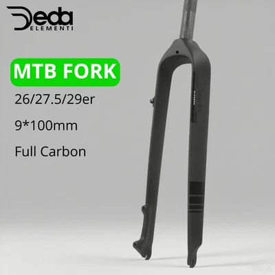 MTB Full Carbon Fiber Hard Fork 26/27.5/29In Quick Release Disc Brake Rigid Fork - Image 1 of 4