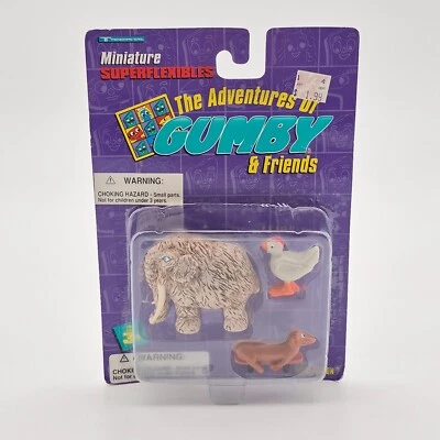 Adventures of Gumby & Friends Denali Gentle Mastodon Mammoth con Lowbelly & Tillie Foto 1 de 4