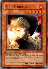 Fire Sorcerer LON-036 Yu-Gi-Oh! Card Light Play Unlimited