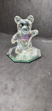 Clear bubble  Glass Teddy Bear Figurine Paperweight