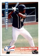 1998 Texas League Top Prospects Grandstand #3 Adrian Beltre Dominican Republic 