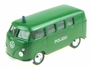 VW T1 Bus Polizei Modellauto Welly 1:34  - Bild 1 von 4