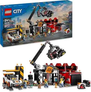 LEGO City Sfasciacarrozze con Auto - Giocattolo con 2 Modelli 60472 - Foto 1 di 7
