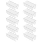 10 Mini Acrylic L-Shape Tag Stands for Retail Display