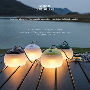 LED Camping Licht USB Aufladbar Laterne Outdoor Zelt Lampe Hängen Camping Light - Bild 1 von 19