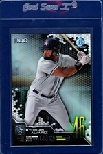Yordan Alvarez 2019 Bowman Chrome Scouts' Top 100 #BTP-46 RC Rookie (Astros)