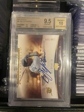 2005 Artifacts B.J. Upton Auto Facts Autograph Card #'d /599 Beckett 9.5 10 Auto