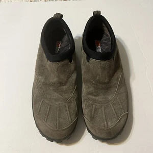 Columbia Johnnie Clog Shoes Women’s Size 10 Gray Suede Slip On Flat Comfort - Picture 1 of 13