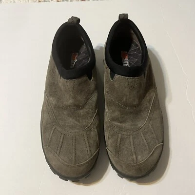 Columbia Johnnie Zueco Zapatos Para Mujer Talla 10 Gris Gamuza Sin Cordones Planos Cómodos Foto 1 de 4