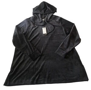 Cable And Gauge Studio Women’s 1/4  Zip Pull Over Hoodie Jet Black Size 1X NWT - Picture 1 of 15