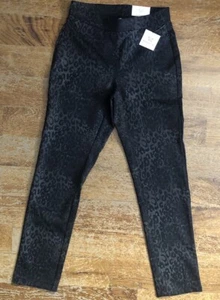 Women's Rafaella Comfort Fits Trousers elastic waist Leopard Print - Picture 1 of 13