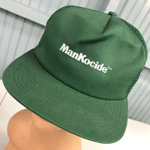 Mankocide Chemical Fungle Farming Green VTG Snapback Baseball Cap Hat - Picture 1 of 6