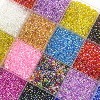 15g 2mm 3mm 4mm Colourful Series Charm Czech Glass Seed Beads For Jewelry Making • 1.84€