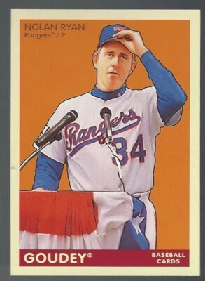 Tarjeta Nolan Ryan 2009 Upper Deck Goudey SP # 208  Foto 1 de 4