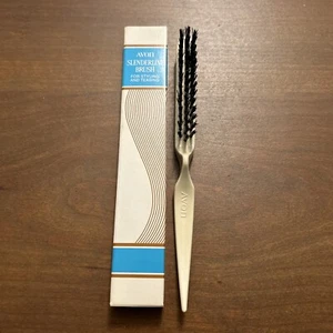 Vintage AVON Brush Slenderline for Styling and Teasing NEW in Box Cream - Picture 1 of 5