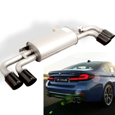 REMUS Duplex Klappen Sportauspuff BMW 5er G30 Limo G31 Touring  je 2x102 schwarz - Bild 1 von 4