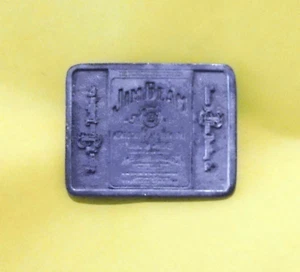 EARLY JIM BEAM PEWTER BELT BUCKLE***FREE POSTAGE - Picture 1 of 2
