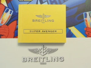 BREITLING SUPER AVENGER PILOT DIVER WATCH INSTRUCTION MANUAL BOOK GUIDE BOOKLET - Picture 1 of 5