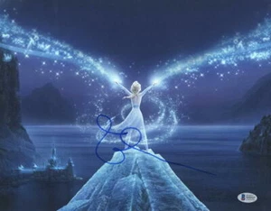 IDINA MENZEL DISNEY FROZEN 2 SIGNED 11X14 PHOTO ELSA AUTOGRAPH BECKETT COA A - Picture 1 of 2