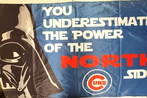 MLB Chicago Cubs - Deluxe 3' x 5' Outdoor Flagge, Neu (DARTH VADER) - Bild 1 von 4