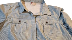 Alpine Design Men's Mesh Vent Shirt XL Lt Blue Top Pockets Button Up Outerwear - Picture 1 of 17