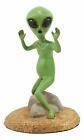 Ebros Gotcha! Green ET Roswell UFO Alien with Hands Up 4.5" Tall Small Figurine