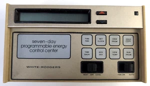 White-Rogers 1F97-1 Seven Day Thermostat Programmable Energy Control Center  - Picture 1 of 11