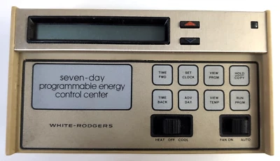 White-Rogers 1F97-1 Seven Day Thermostat Programmable Energy Control Center  - Image 1 of 4