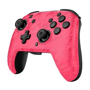 PDP Faceoff Wireless Deluxe Switch Pro Controller für Nintendo Switch - Pink ™ - Bild 1 von 8
