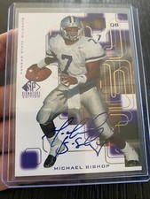 1999 SP SIGNATURE MICHAEL BISHOP ROOKIE AUTOGRAPH GOLD EDITION SP SUPER RARE WOW