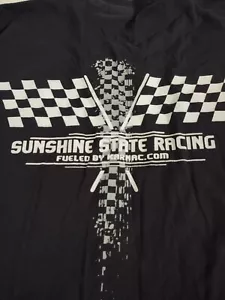 Camiseta negra Port And Company adulto XL Sunshine State Racing Karnac usada - Imagen 1 de 11