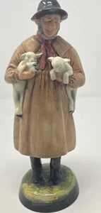 Retired Royal Doulton Lambing Time HN1890 Figurine Leslie Harradine - Picture 1 of 19