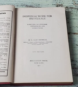 Individual Work for Individuals - H. Clay Turnbull (1911) Hardback - Picture 1 of 3