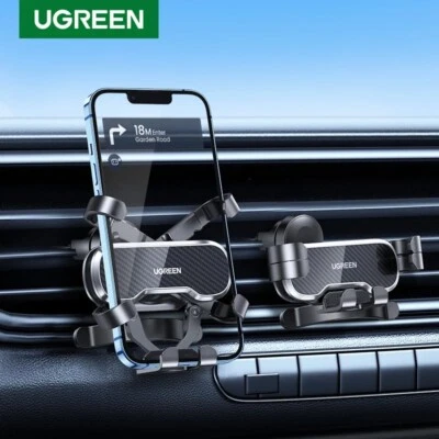 UGREEN Car Phone Holder Air Vent Clip Mount GPS Stand For iPhone 15 14 Samsung - Image 1 of 4