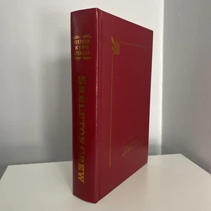 Stephen King Red Leather Library SKELETON CREW 1985 Hardcover Edition Book - Picture 1 of 12