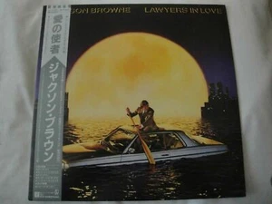 JACKSON BROWNE LAWYERS IN LOVE VINYL LP 1983 JAPANESE IMPORT WITH OBI STEREO EX - Picture 1 of 4