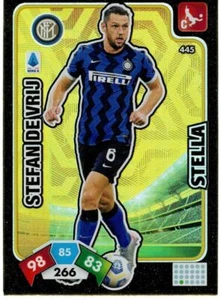 PANINI ADRENALYN XL CALCIATORI 2020-2021 CARD N. 445 DE VRIJ (STELLA) INTER - Imagen 1 de 2