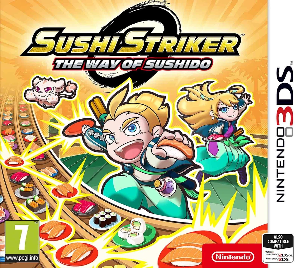 and Sushi Striker The Way of Sushido Nintendo 3ds 2ds