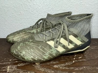 Botines de fútbol verde militar Adidas Predator 19.1 FG EF8205 RAROS para hombre talla 6.5 Foto 1 de 4